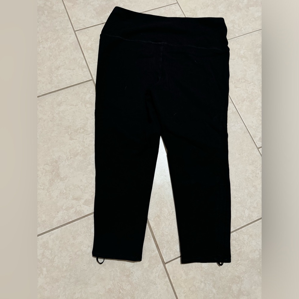 Chicos Size 12 Pants With Strings To Crop - image 4